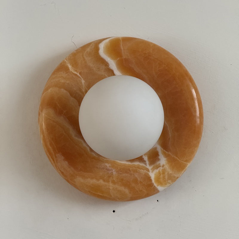 Renisenne Yellow Onyx Sconce