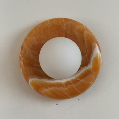 Renisenne Yellow Onyx Sconce