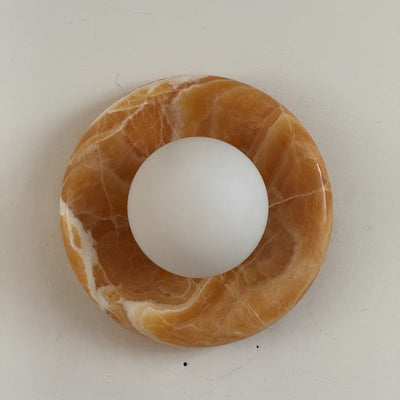 Renisenne Yellow Onyx Sconce