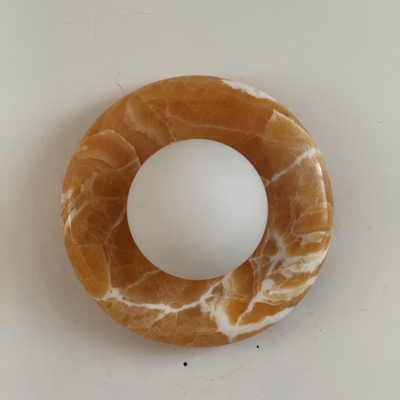 Renisenne Yellow Onyx Sconce