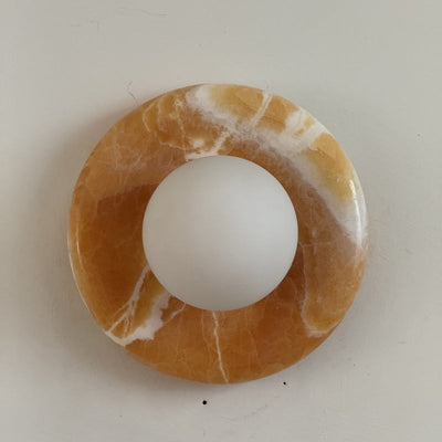 Renisenne Yellow Onyx Sconce
