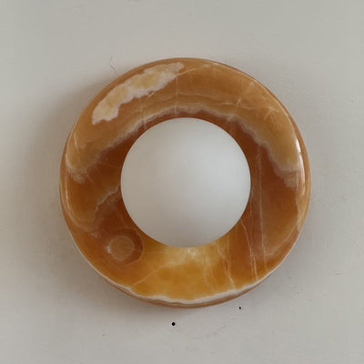 Renisenne Yellow Onyx Sconce