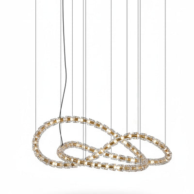 Nexus Gold  Crystal Chandelier