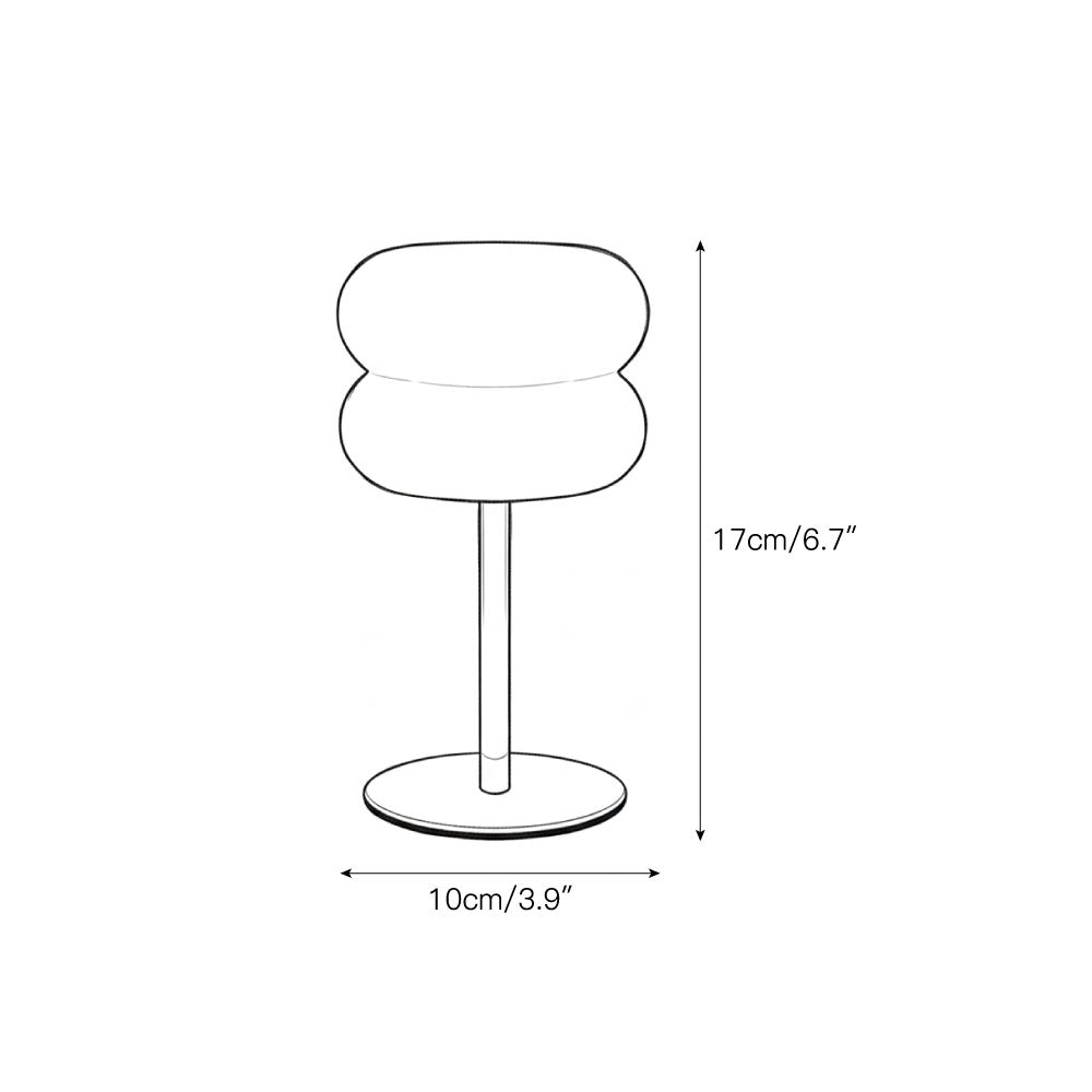 Nivaraine Alabaster Donut Table Lamp