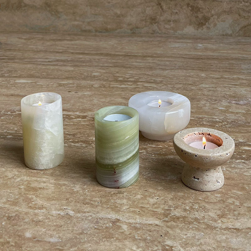 Cireian Jade Candle Holder
