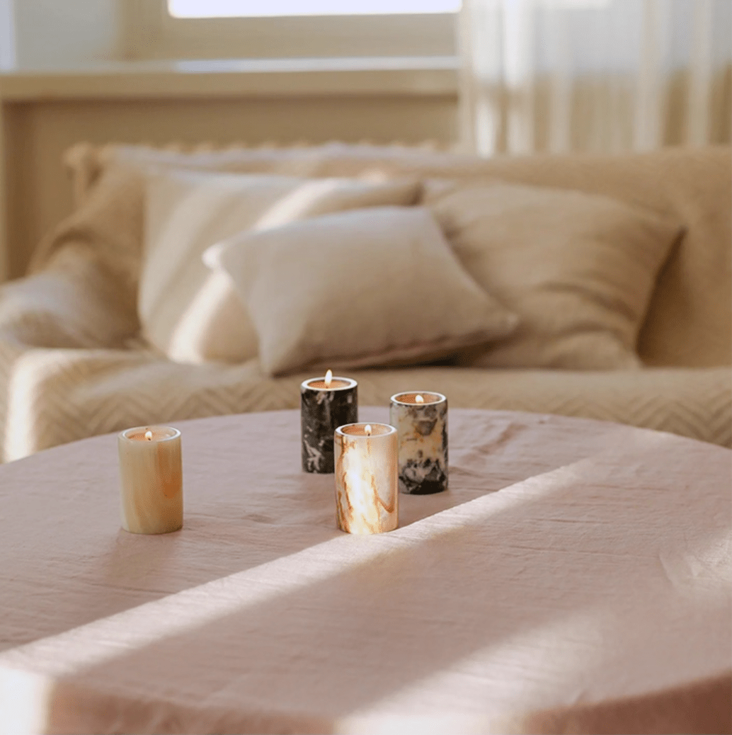 Cireian Jade Candle Holder