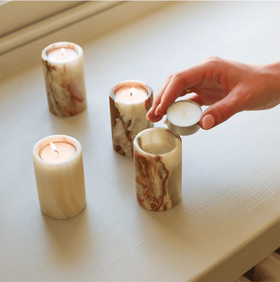 Cireian Jade Candle Holder