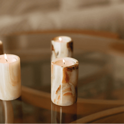 Cireian Jade Candle Holder
