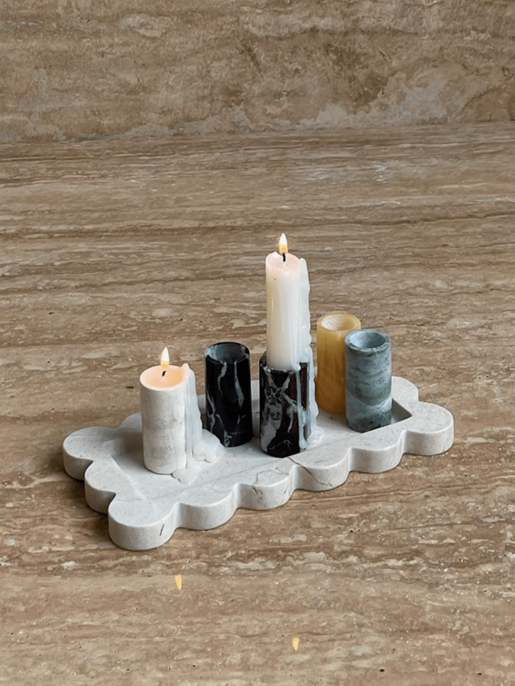 Cireian Jade Candle Holder