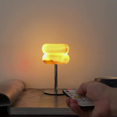 Nivaraine Alabaster Donut Table Lamp