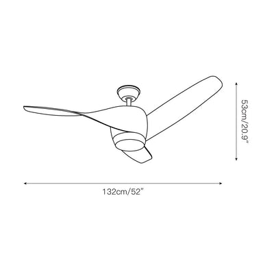 Liororeon Ceiling Fan Light