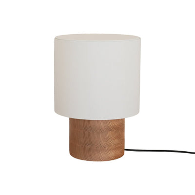 Alvira Minialist Wood Table Lamp