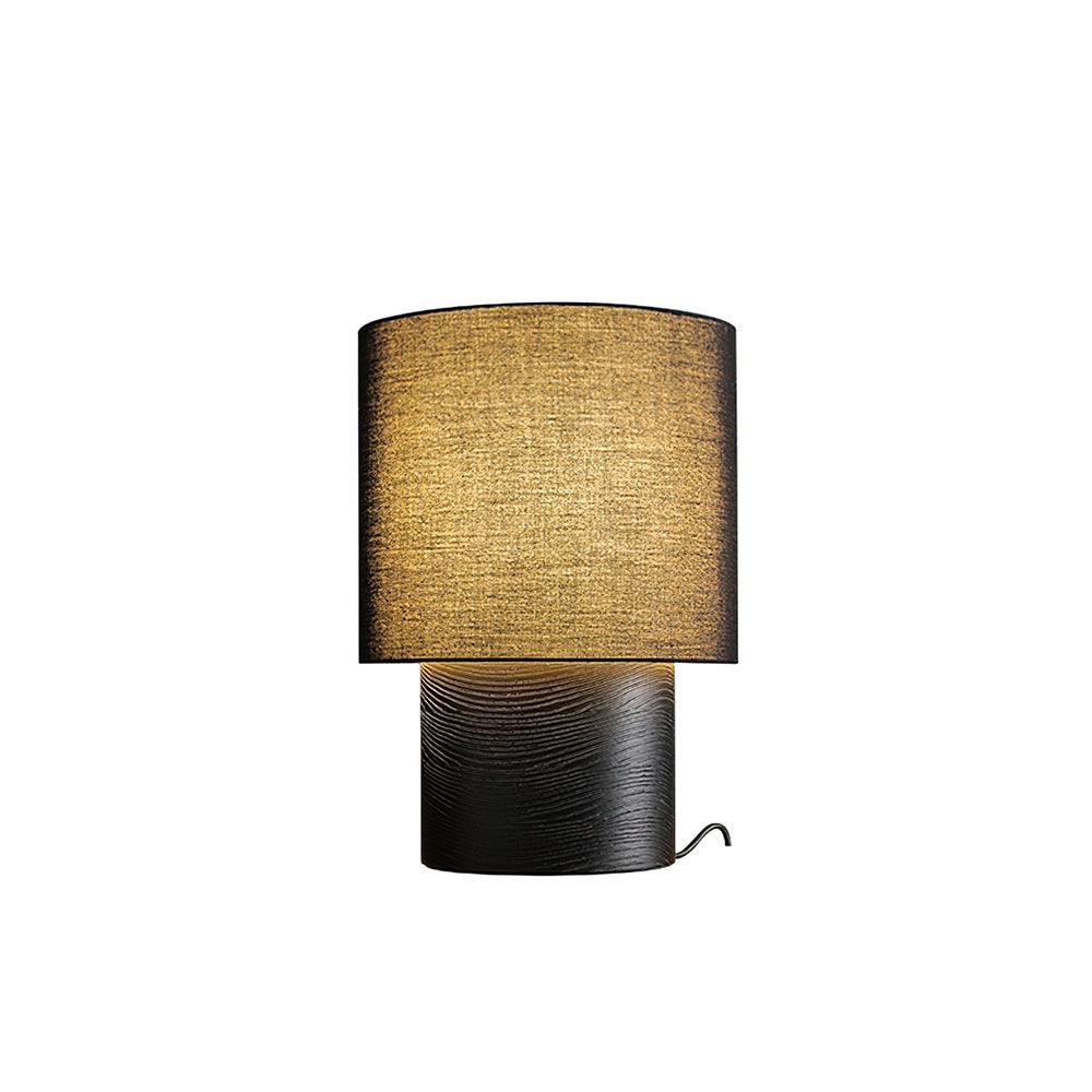 Alvira Minialist Wood Table Lamp