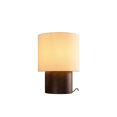 Alvira Minialist Wood Table Lamp