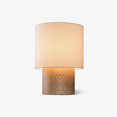 Alvira Minialist Wood Table Lamp