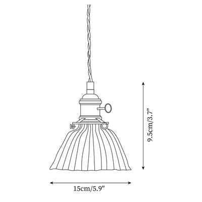 Glint Clear Glass Pendant Light - Neutral Decor