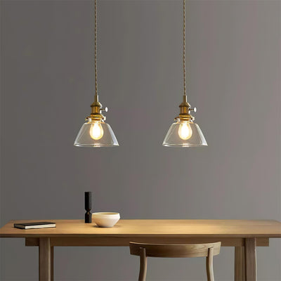 Glint Clear Glass Pendant Light - Neutral Decor