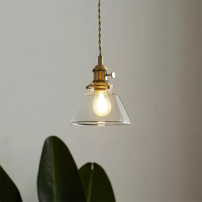 Glint Clear Glass Pendant Light - Neutral Decor