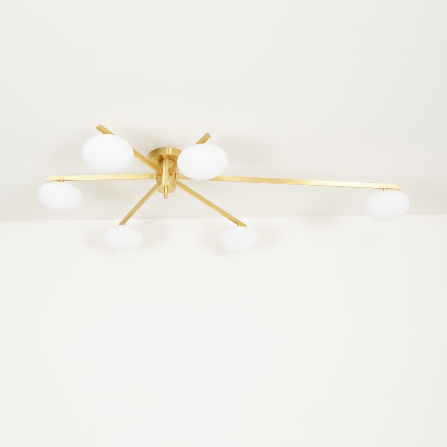 Valentina Modern Glass Black Ceiling Light