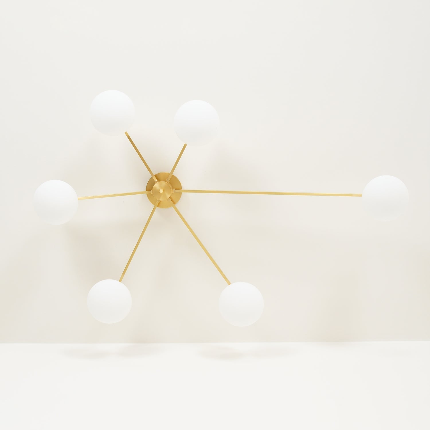 Lioraliella Ceiling Lamp Black White Glass