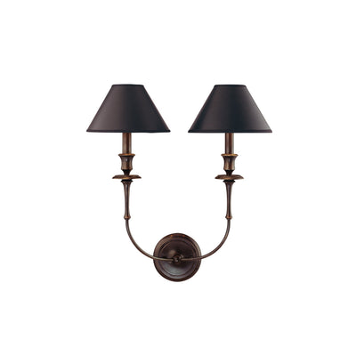 Vedoror Vintage Industrial Brass Fabric Wall Lamp - Neutral Decor