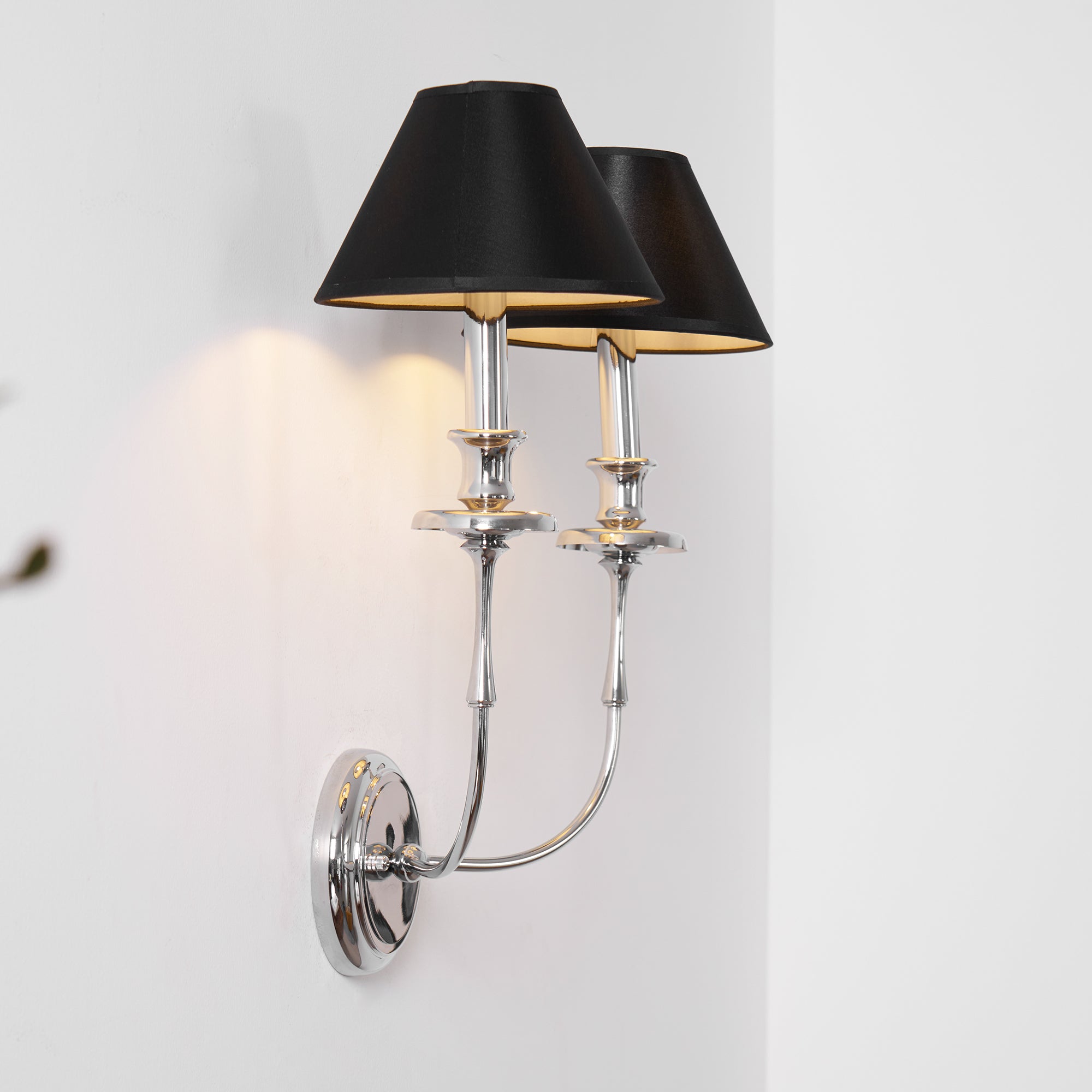 Vedoror Vintage Industrial Brass Fabric Wall Lamp - Neutral Decor