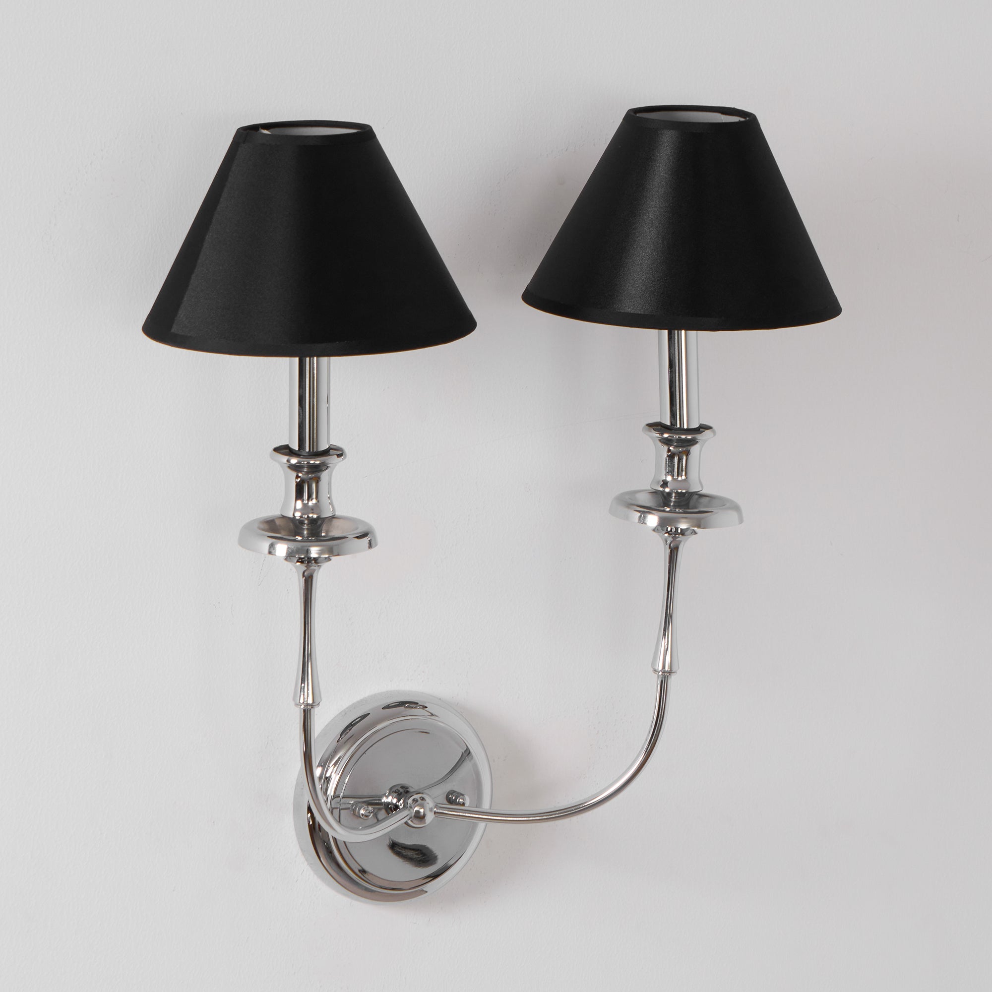 Vedoror Vintage Industrial Brass Fabric Wall Lamp - Neutral Decor
