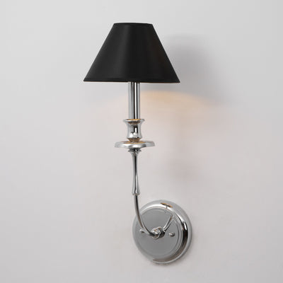 Vedoror Vintage Industrial Brass Fabric Wall Lamp - Neutral Decor
