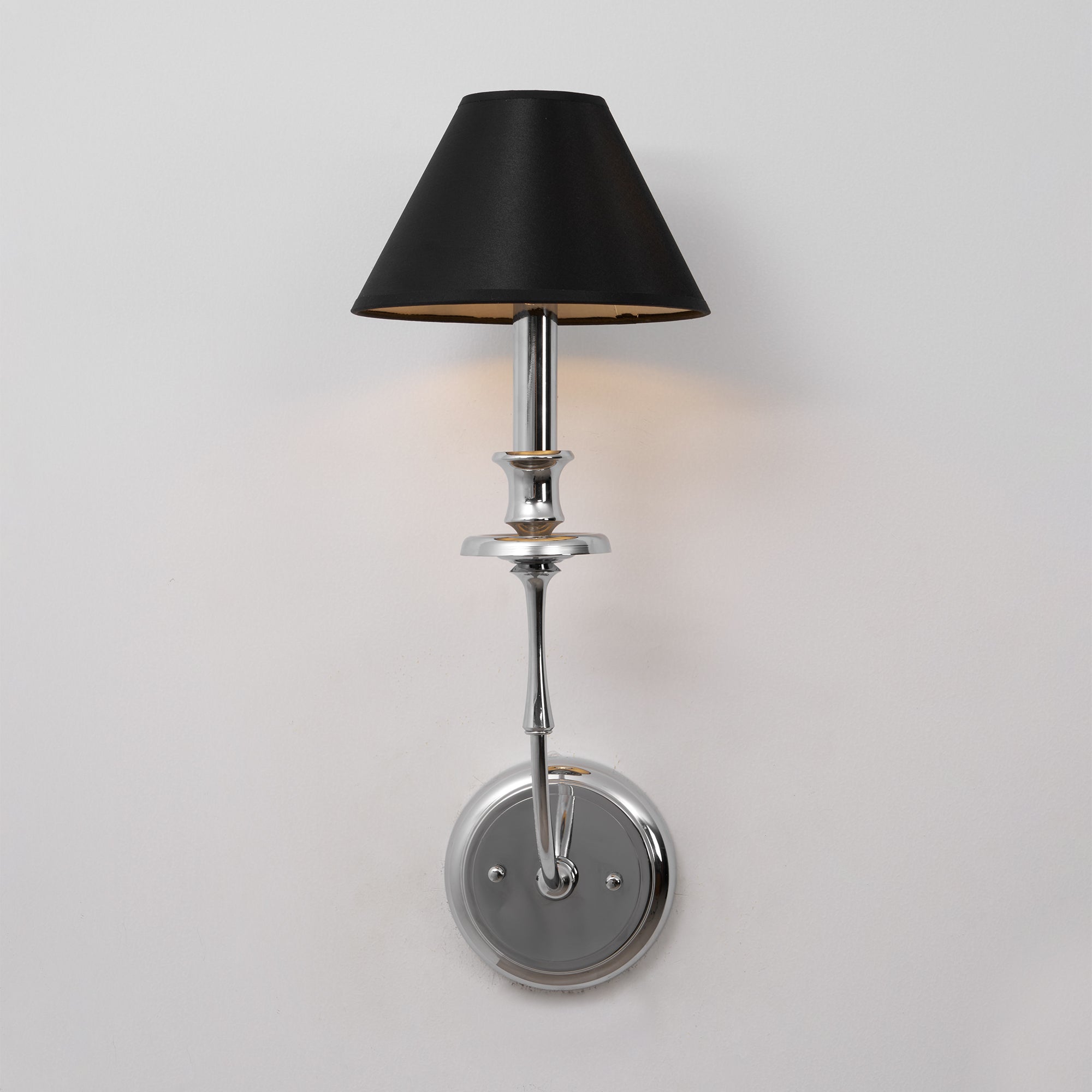 Vedoror Vintage Industrial Brass Fabric Wall Lamp - Neutral Decor