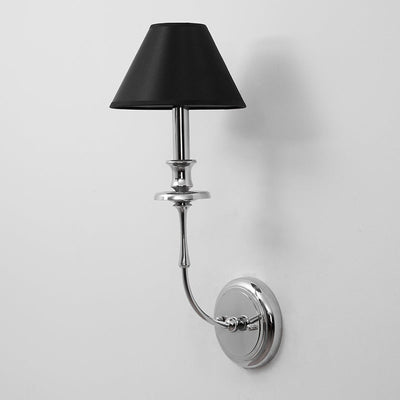 Vedoror Vintage Industrial Brass Fabric Wall Lamp - Neutral Decor