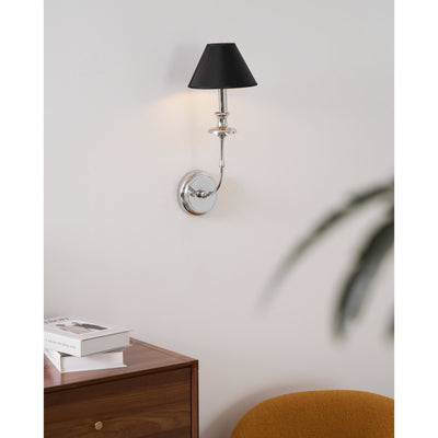 Vedoror Vintage Industrial Brass Fabric Wall Lamp - Neutral Decor