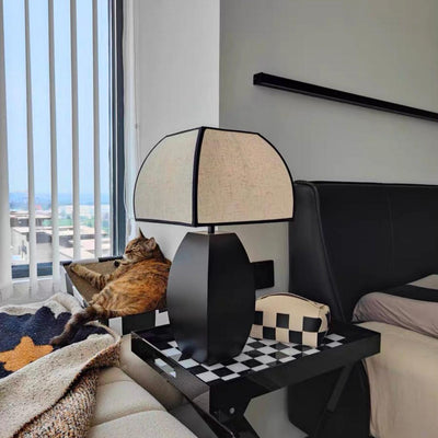 Alux Minimalist Fabric Table Lamp