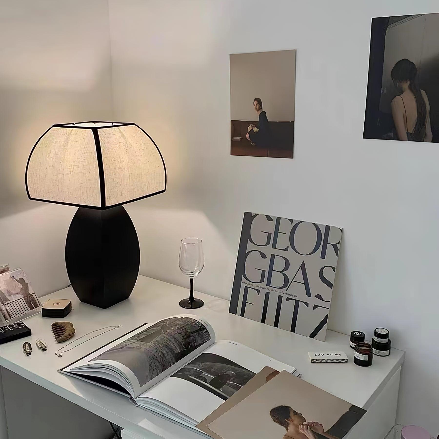 Alux Minimalist Fabric Table Lamp