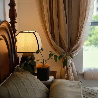 Alux Minimalist Fabric Table Lamp