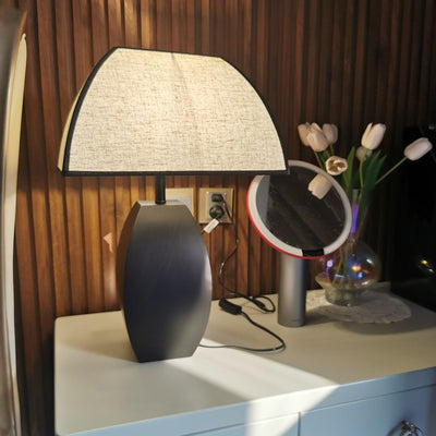 Alux Minimalist Fabric Table Lamp