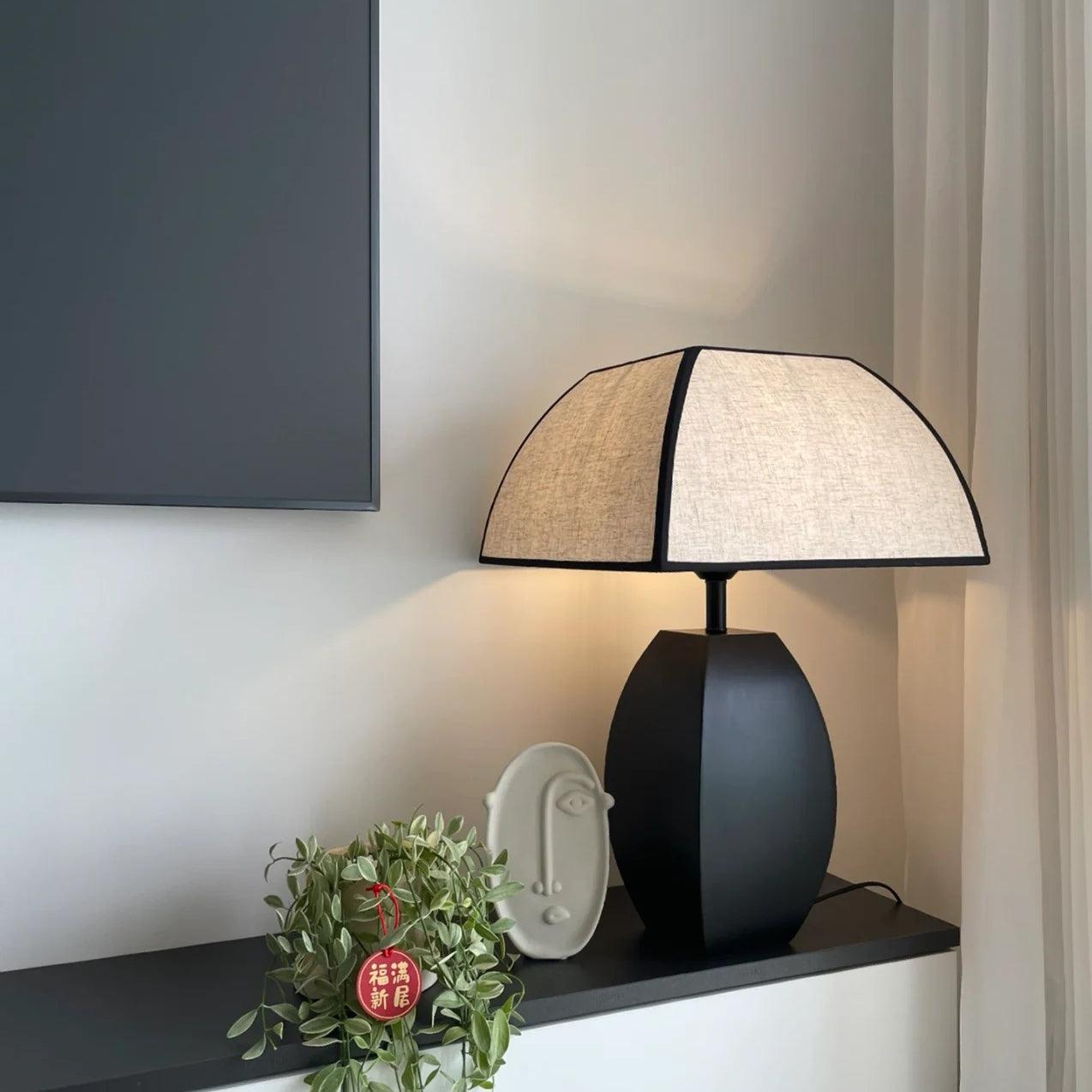 Alux Minimalist Fabric Table Lamp