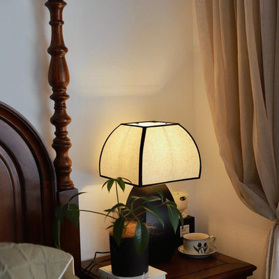 Alux Minimalist Fabric Table Lamp