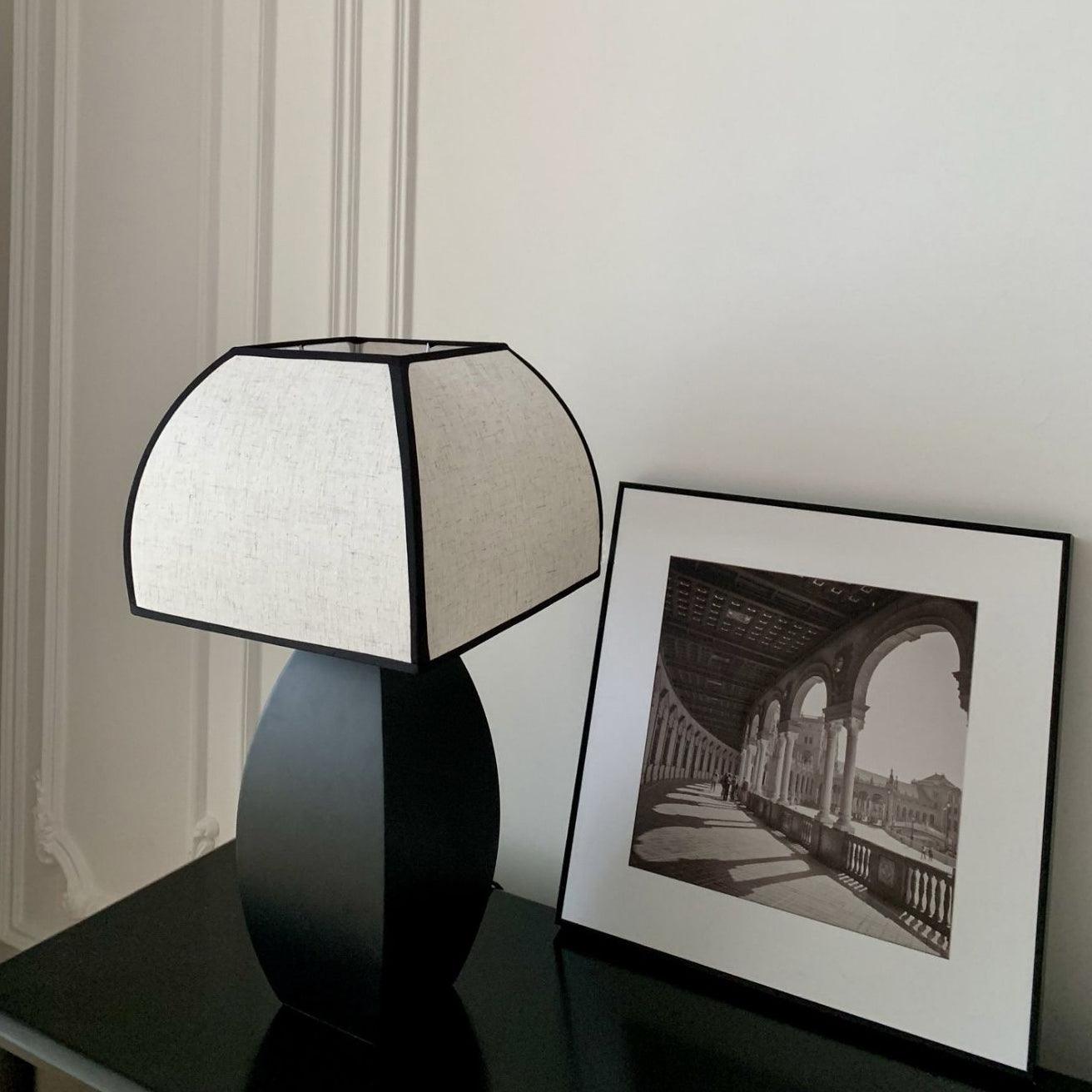 Alux Minimalist Fabric Table Lamp
