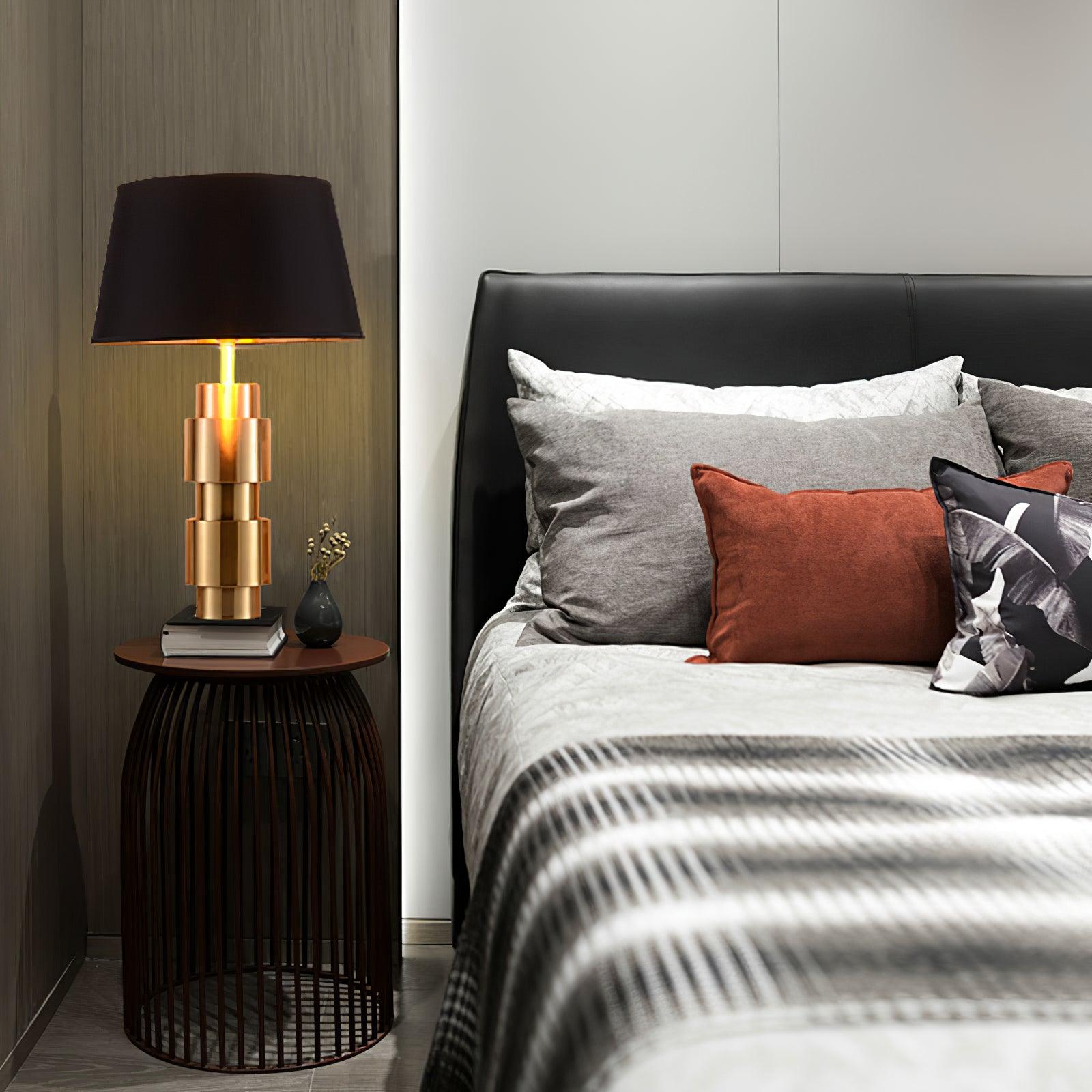 Lyle Fabric Industrial Table Lamp