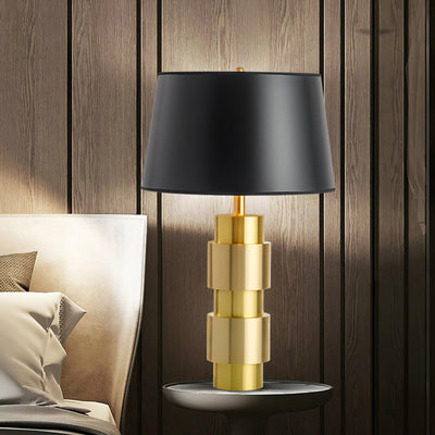 Lyle Fabric Industrial Table Lamp
