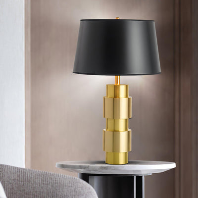 Lyle Fabric Industrial Table Lamp