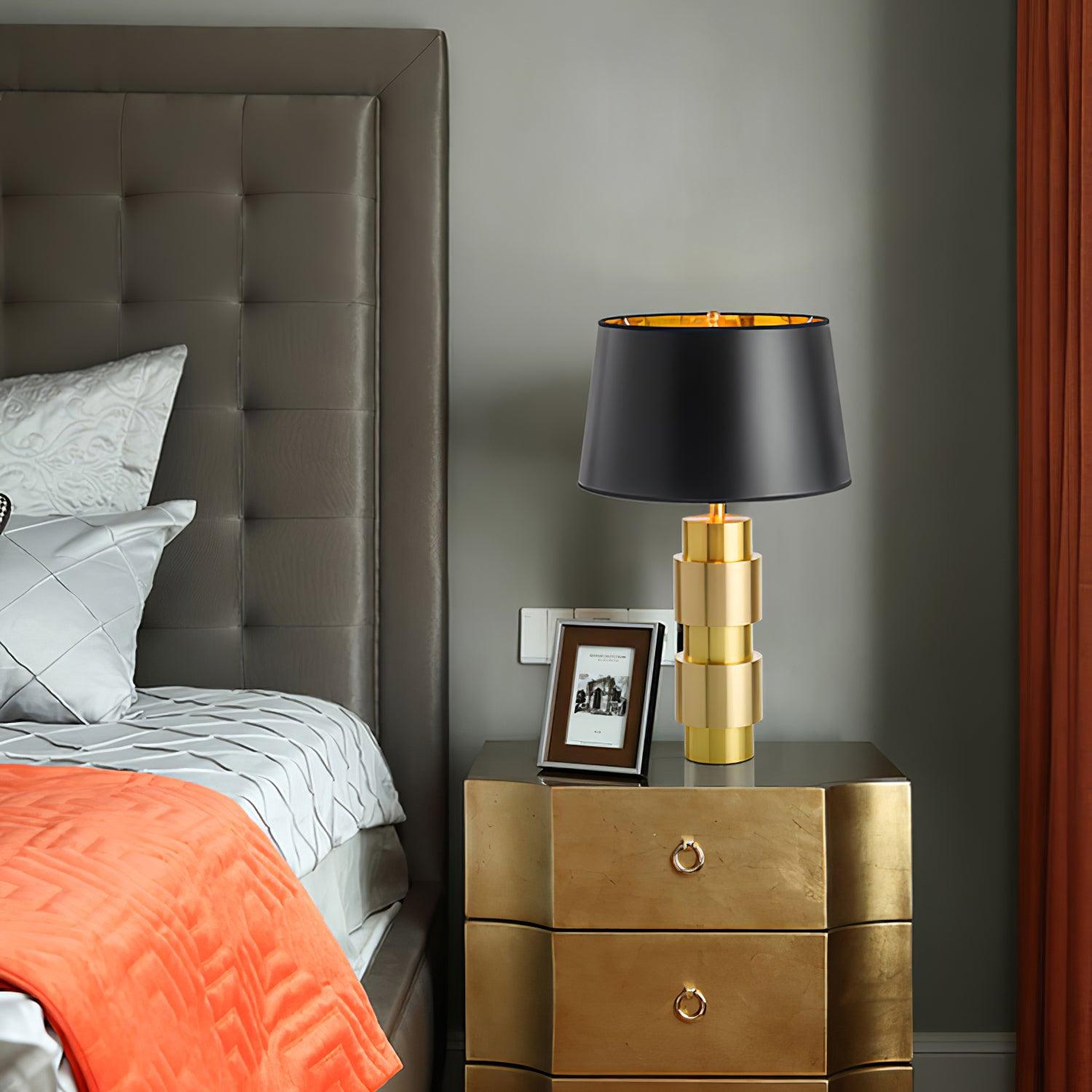 Lyle Fabric Industrial Table Lamp