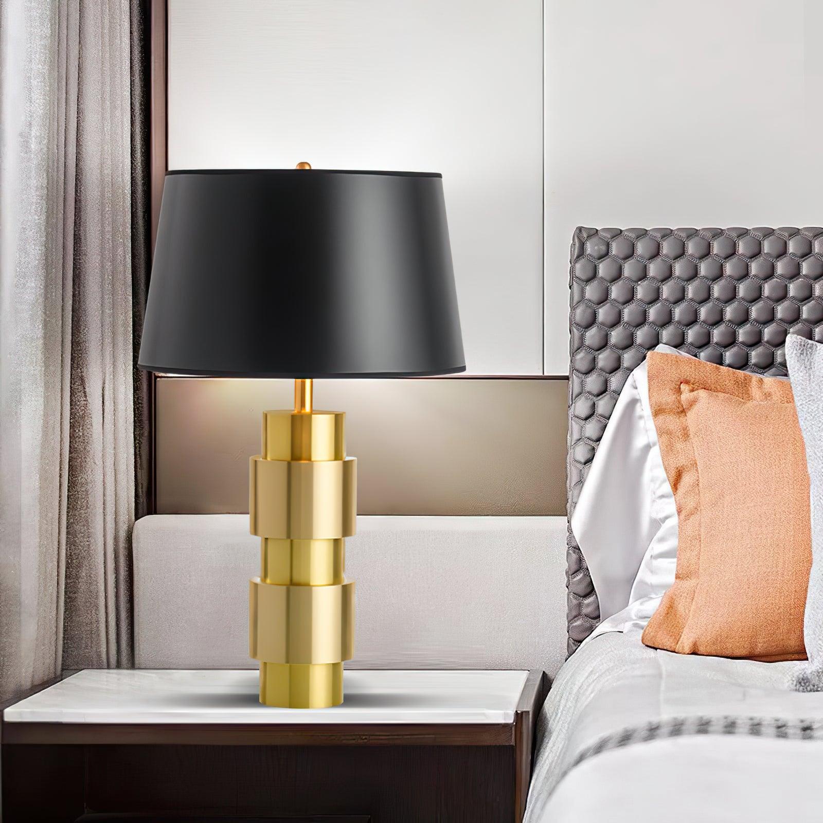 Lyle Fabric Industrial Table Lamp