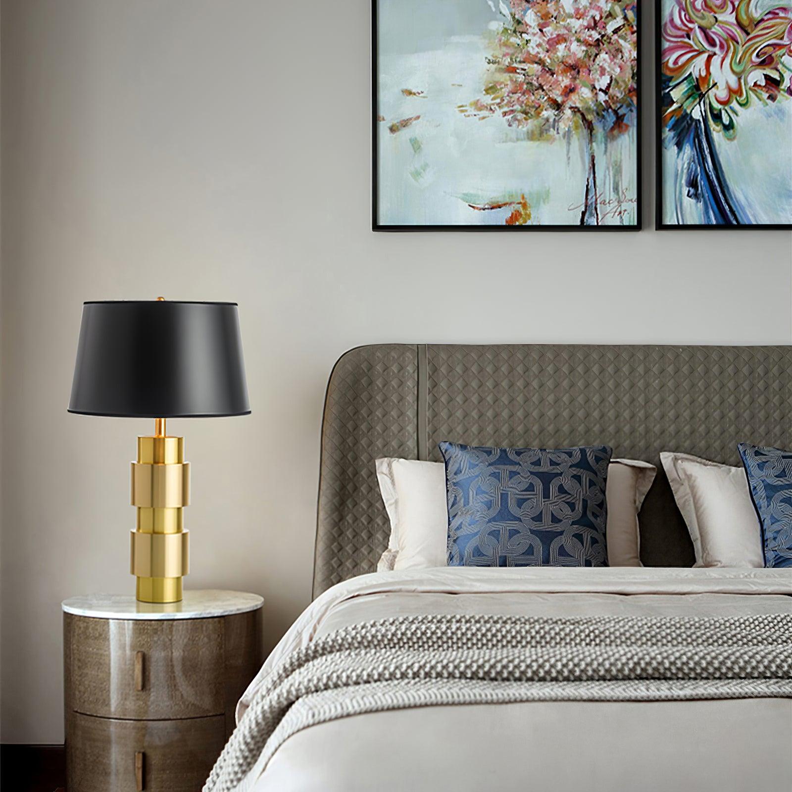 Lyle Fabric Industrial Table Lamp