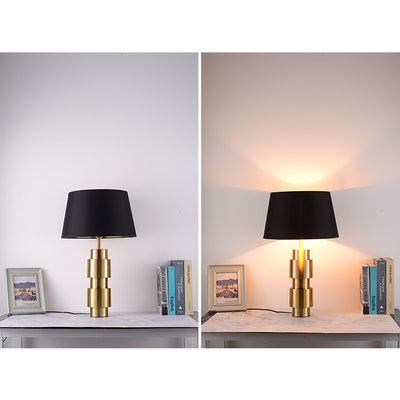 Lyle Fabric Industrial Table Lamp