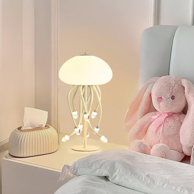 Zosilyra Whimsical Glass Jellyfish Table Lamp