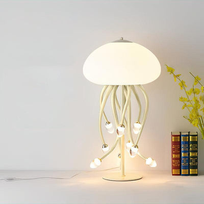 Zosilyra Whimsical Glass Jellyfish Table Lamp