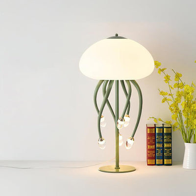 Zosilyra Whimsical Glass Jellyfish Table Lamp