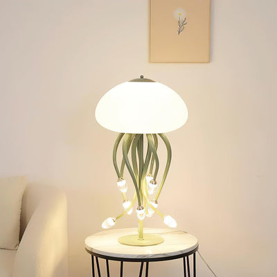 Zosilyra Whimsical Glass Jellyfish Table Lamp