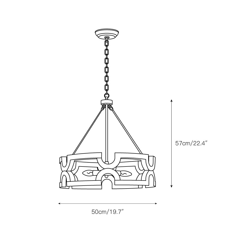 Havencourt Wood Chandelier